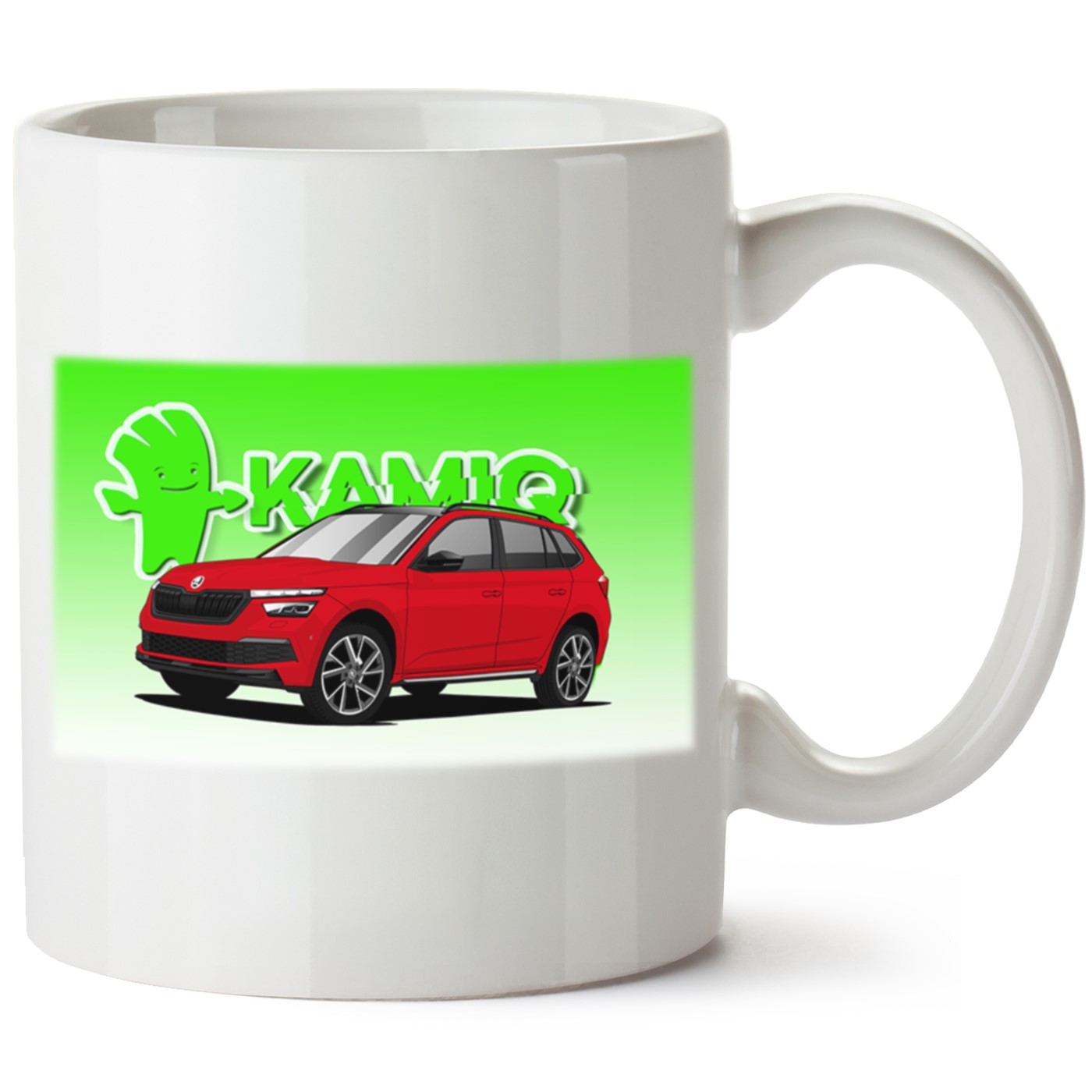 Skoda Kamiq Baskılı Porselen Kupa Bardak