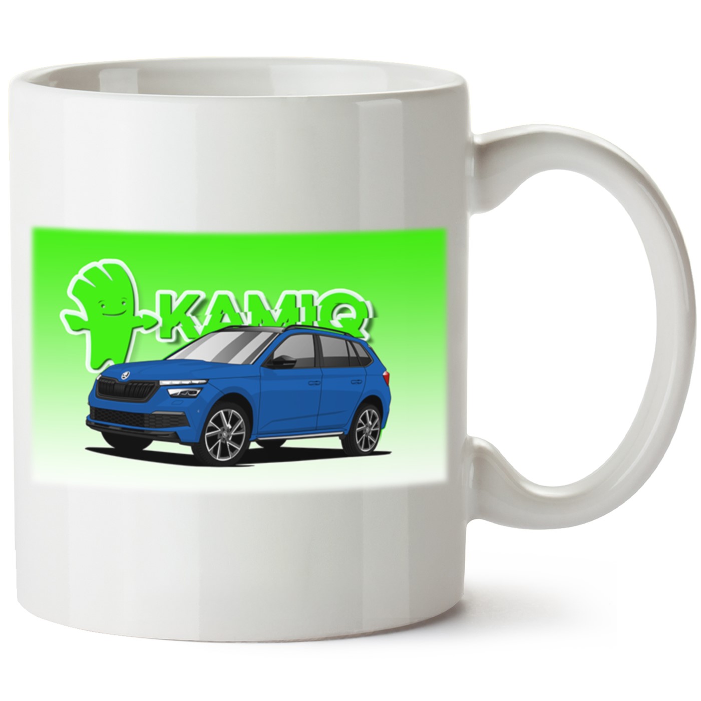 Skoda Kamiq Baskılı Porselen Kupa Bardak