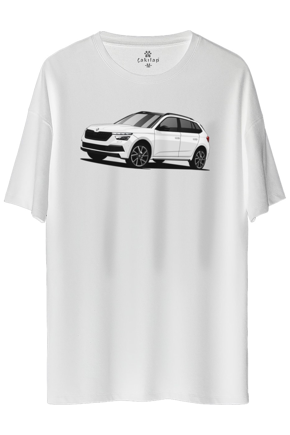 Skoda Kamiq Baskılı Oversize Tişört