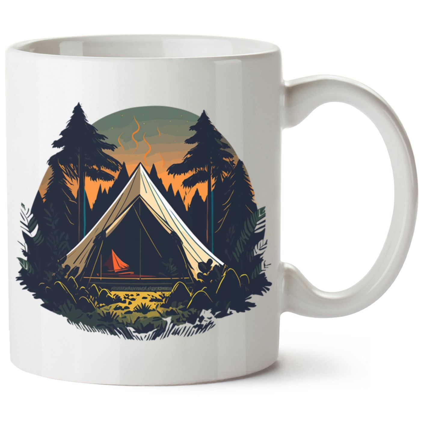 Macera-Doğa Baskılı Porselen Kupa Bardak