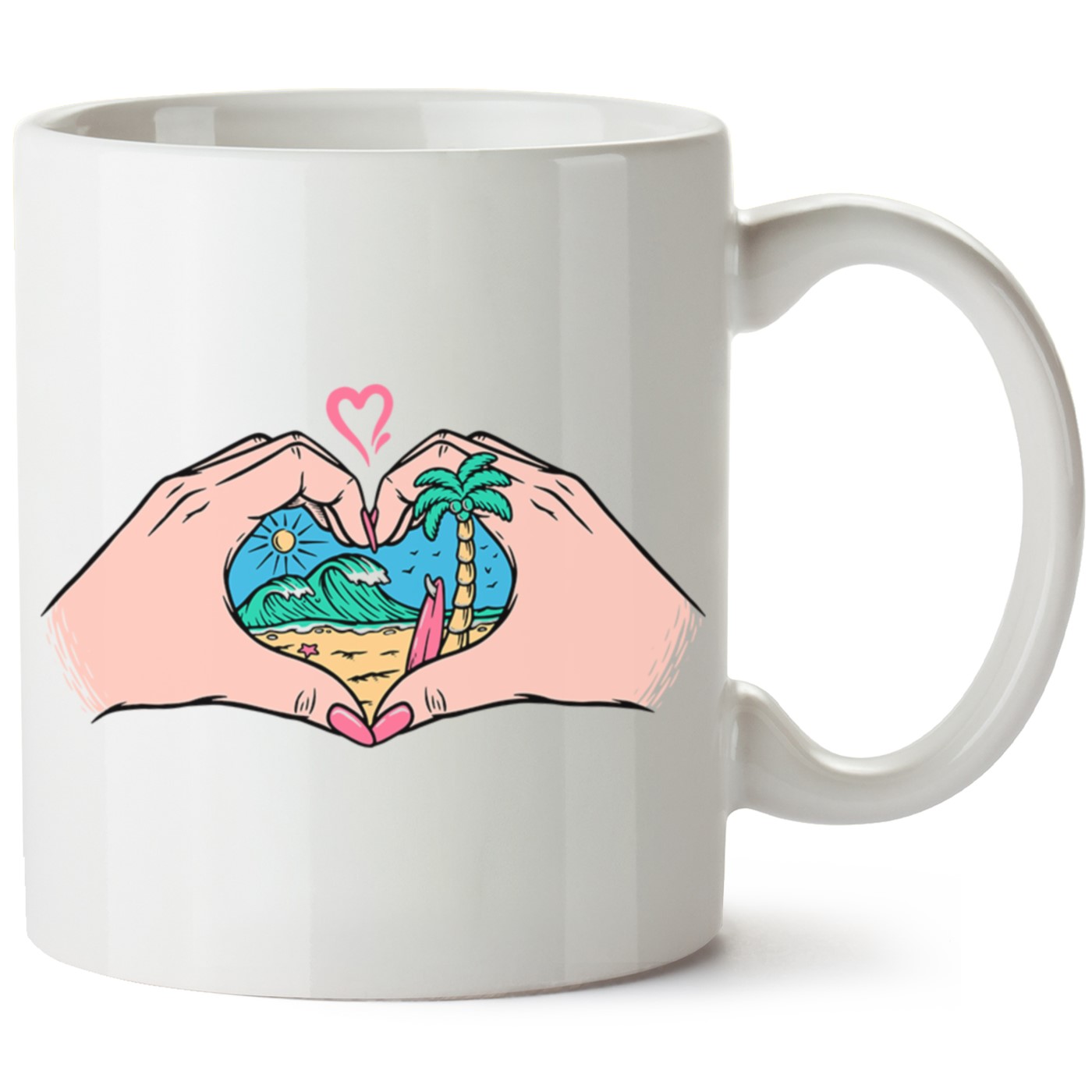 Macera-Doğa Baskılı Porselen Kupa Bardak