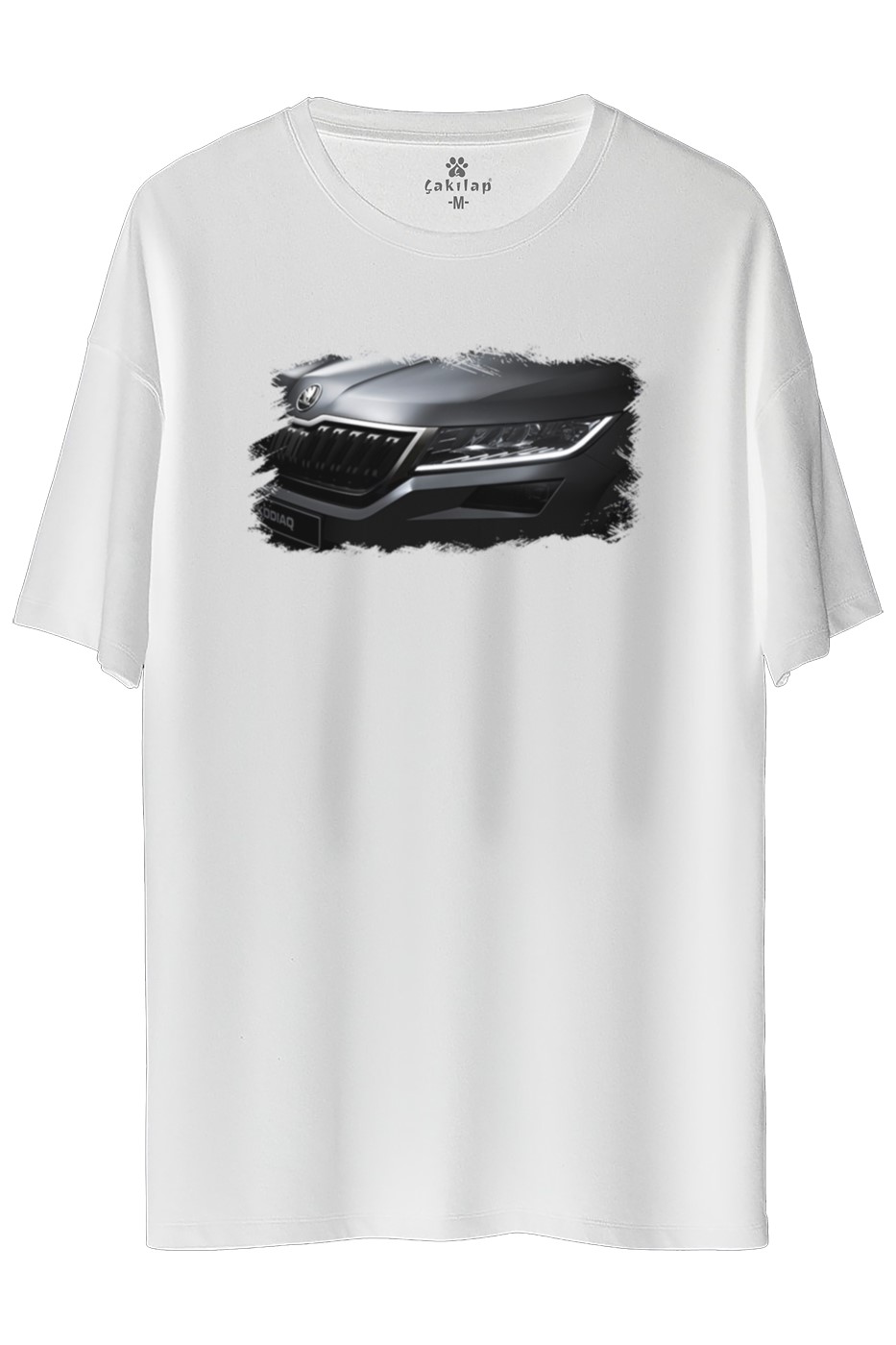 Skoda Kodiaq Baskılı Oversize Tişört