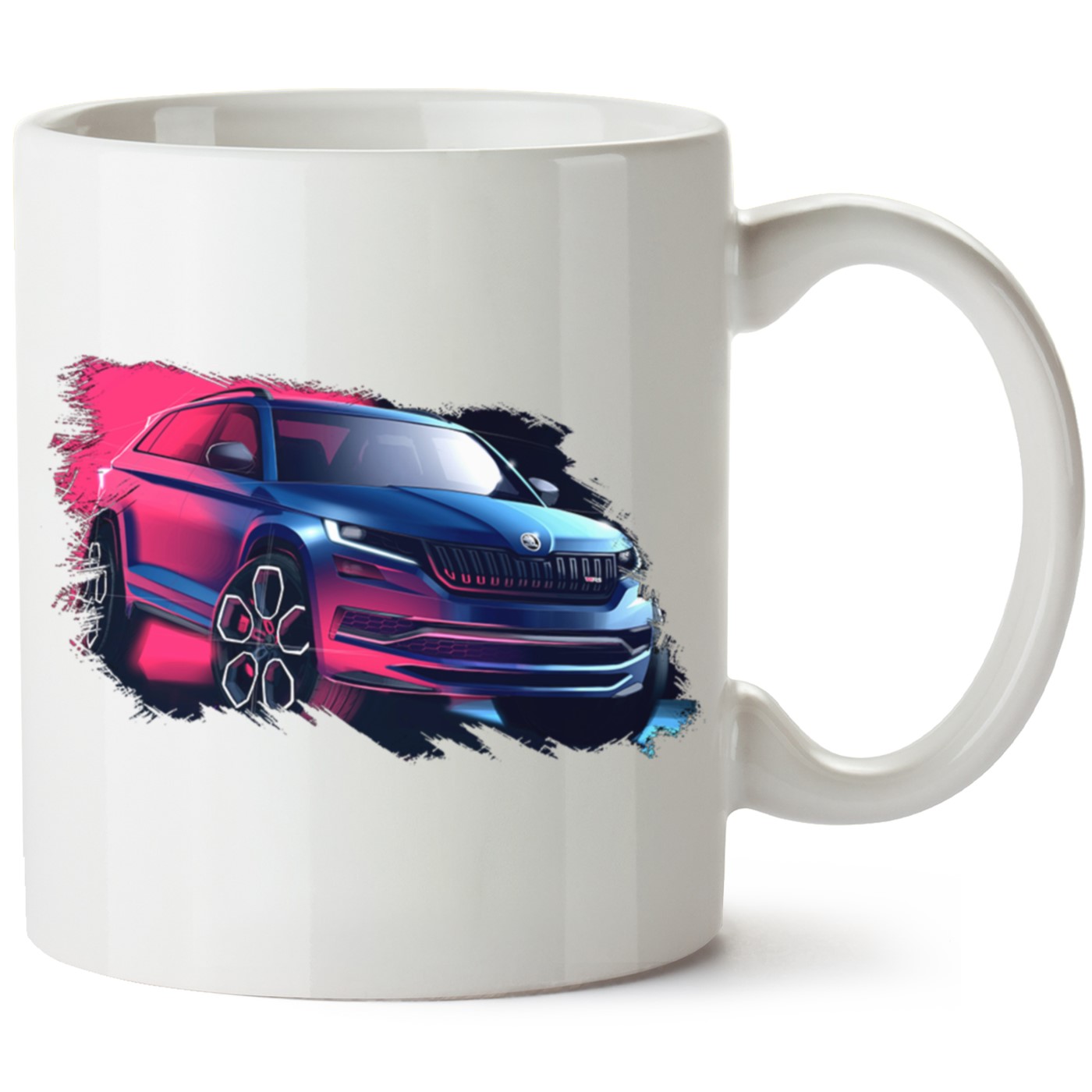 Skoda Kodiaq Baskılı Porselen Kupa Bardak