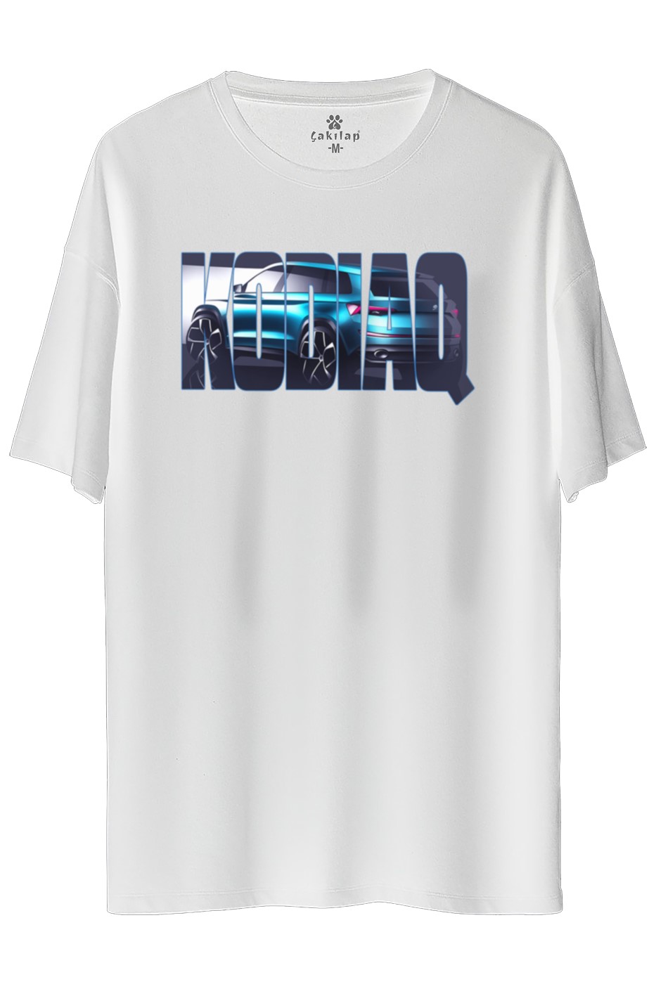 Skoda Kodiaq Baskılı Oversize Tişört