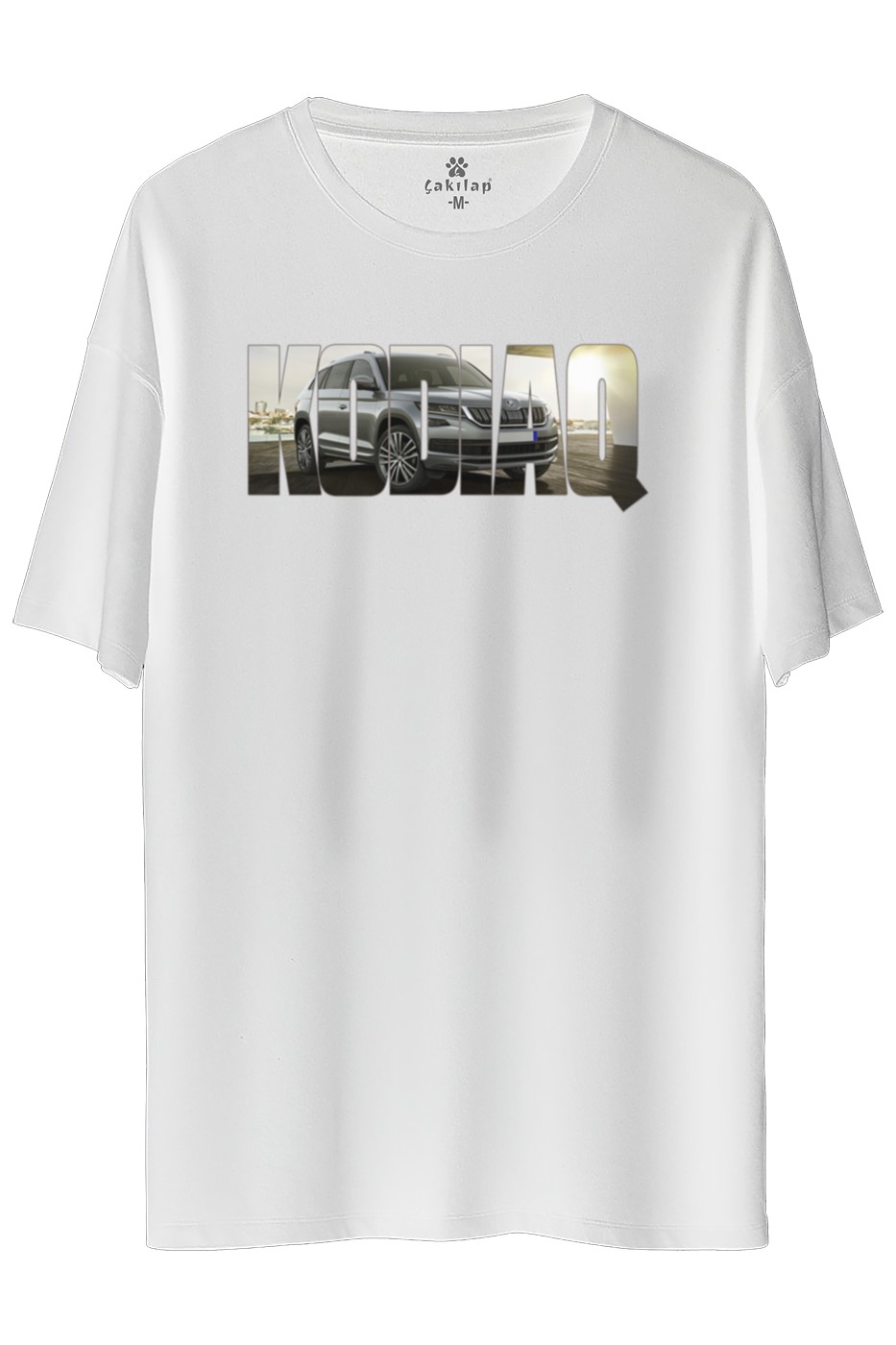 Skoda Kodiaq Baskılı Oversize Tişört