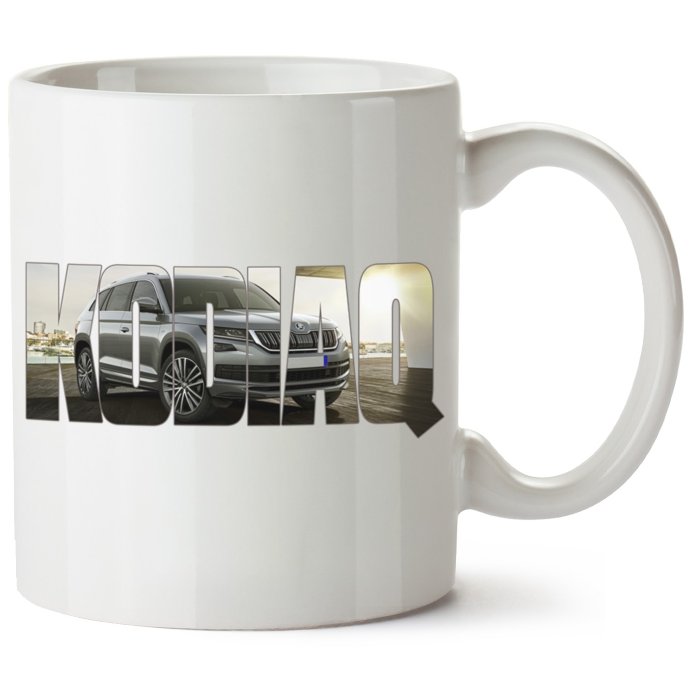 Skoda Kodiaq Baskılı Porselen Kupa Bardak