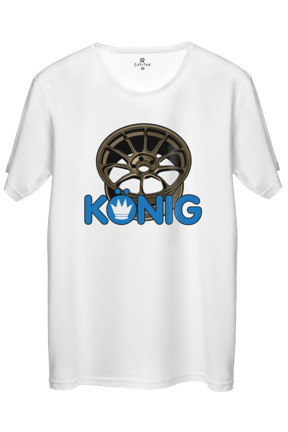 Konig Jant Baskılı Regular Tişört