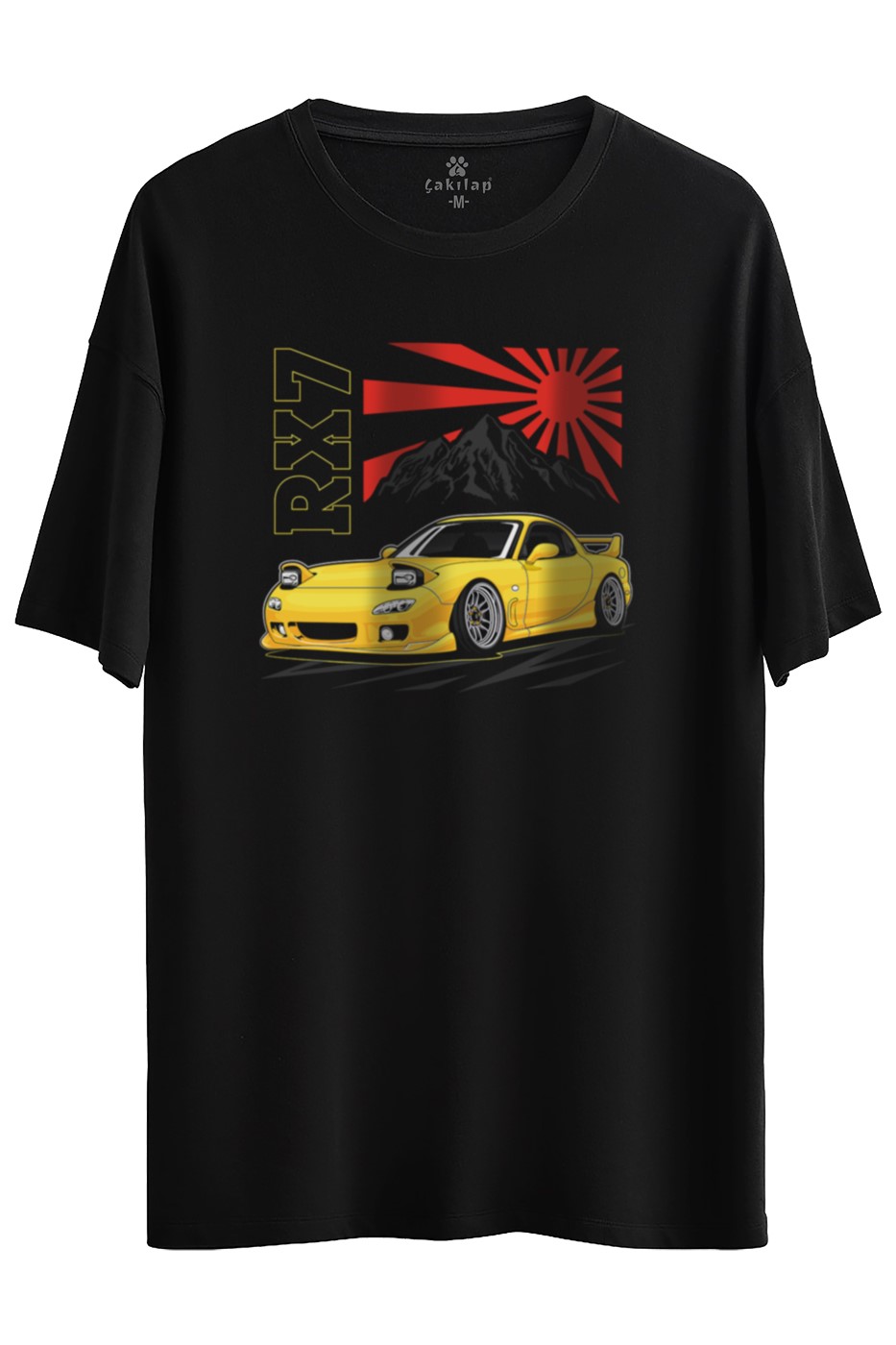 Mazda Rx7 Baskılı Oversize Tişört