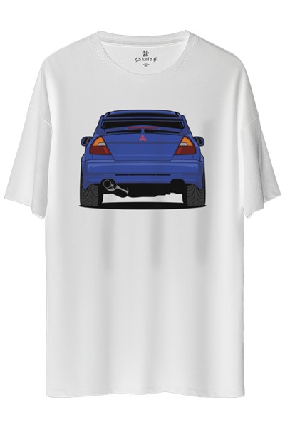 Mitsubishi Evo 6 Baskılı Oversize Tişört