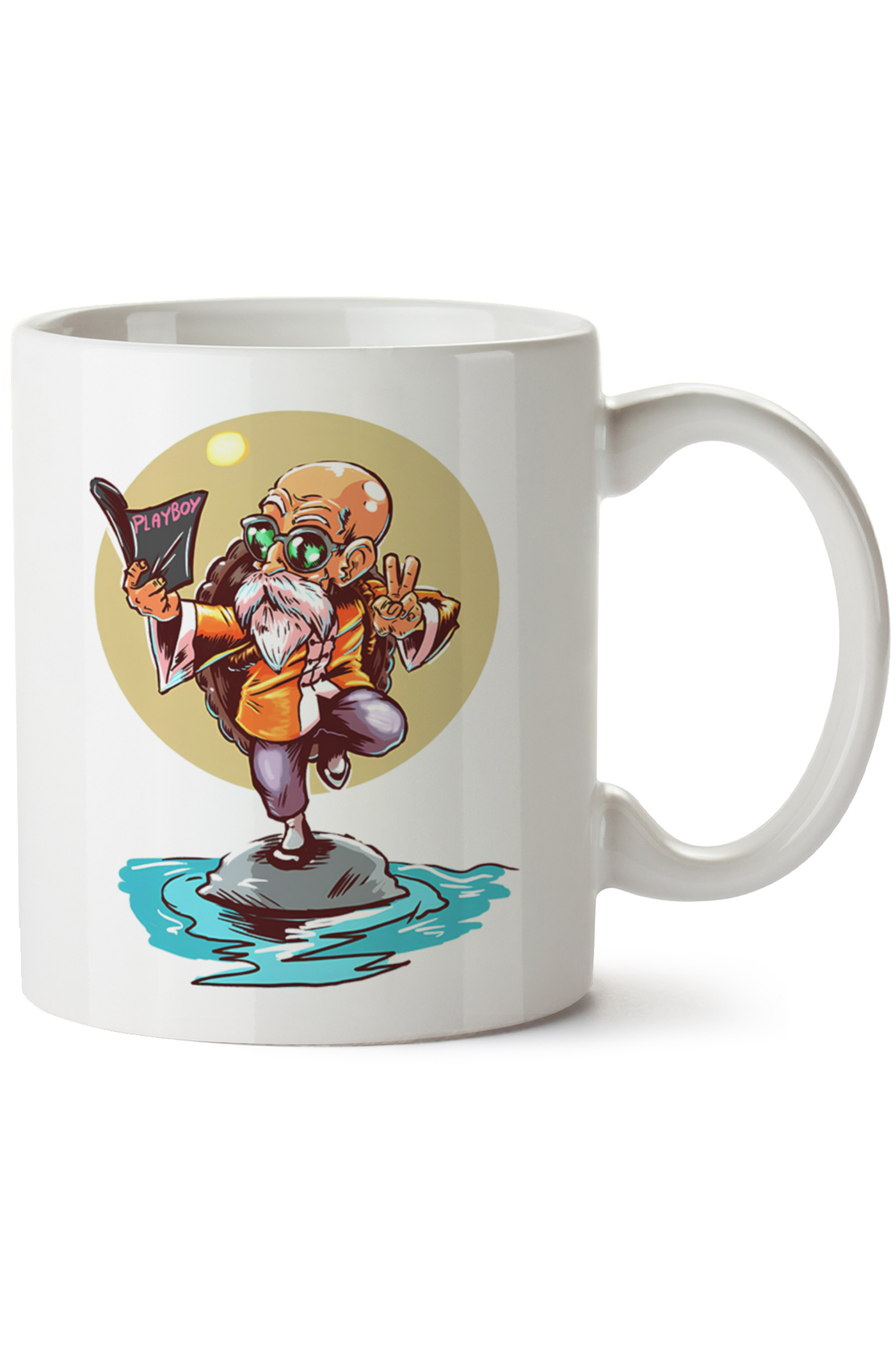 Mr.Roshi Baskılı Porselen Kupa Bardak