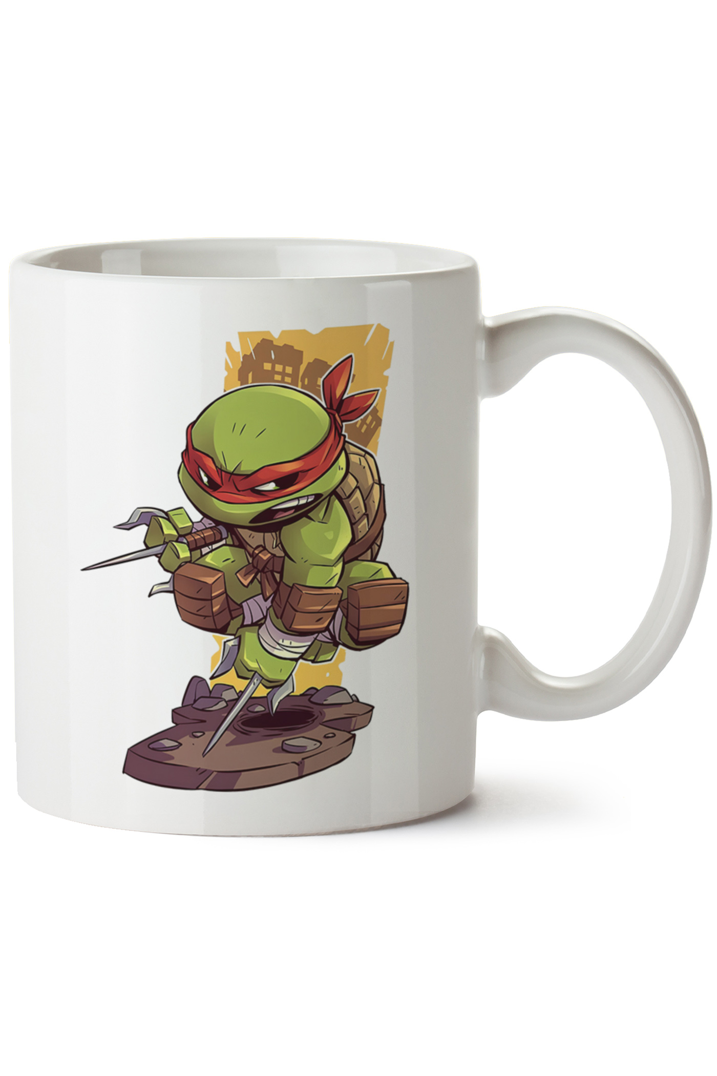 Ninja Kaplumbagalar Raphael Baskılı Porselen Kupa Bardak