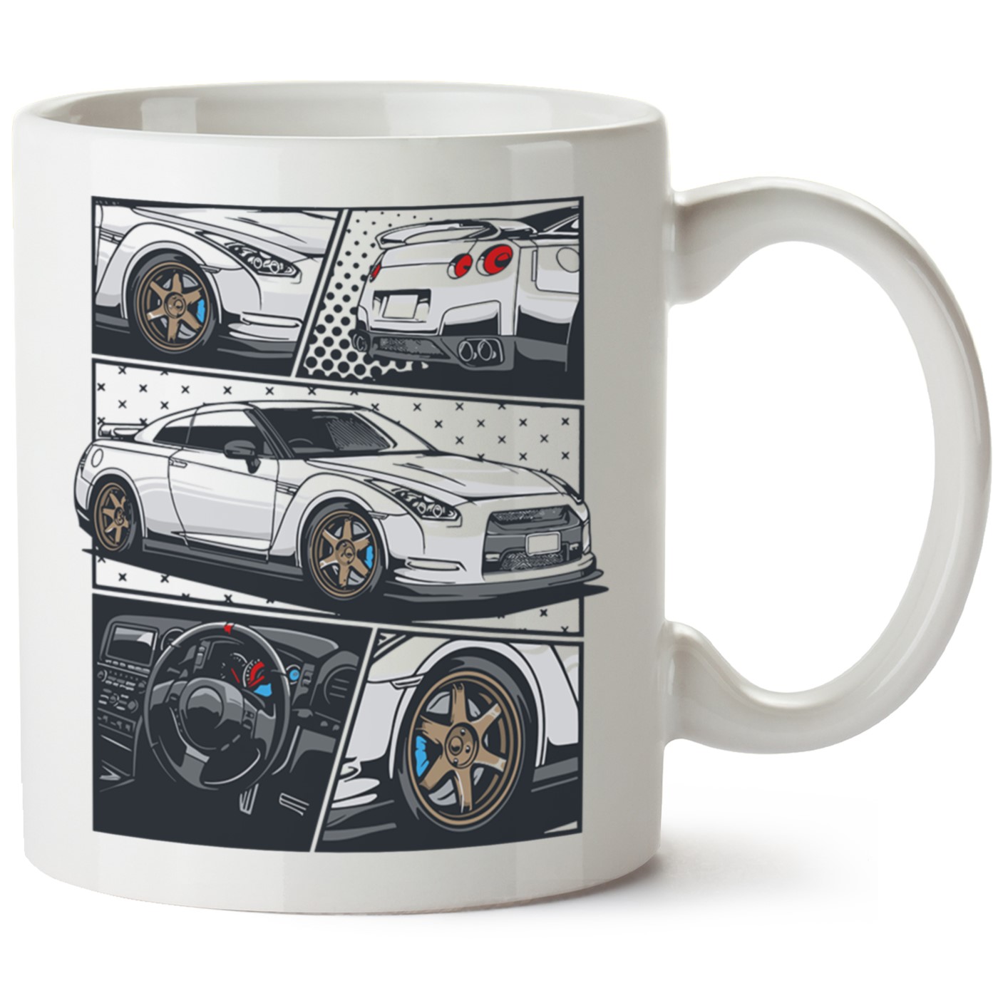 Nissan Gt-r35 Baskılı Porselen Kupa Bardak