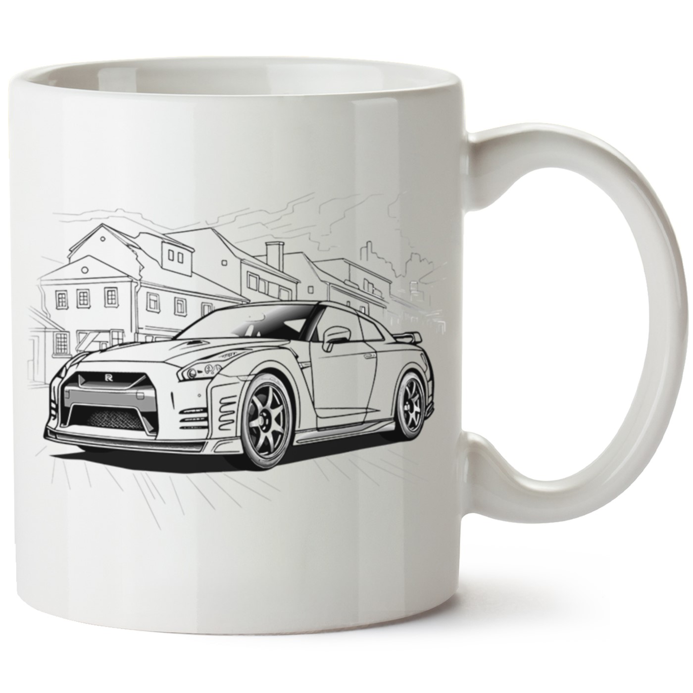 Nissan R35 Baskılı Porselen Kupa Bardak