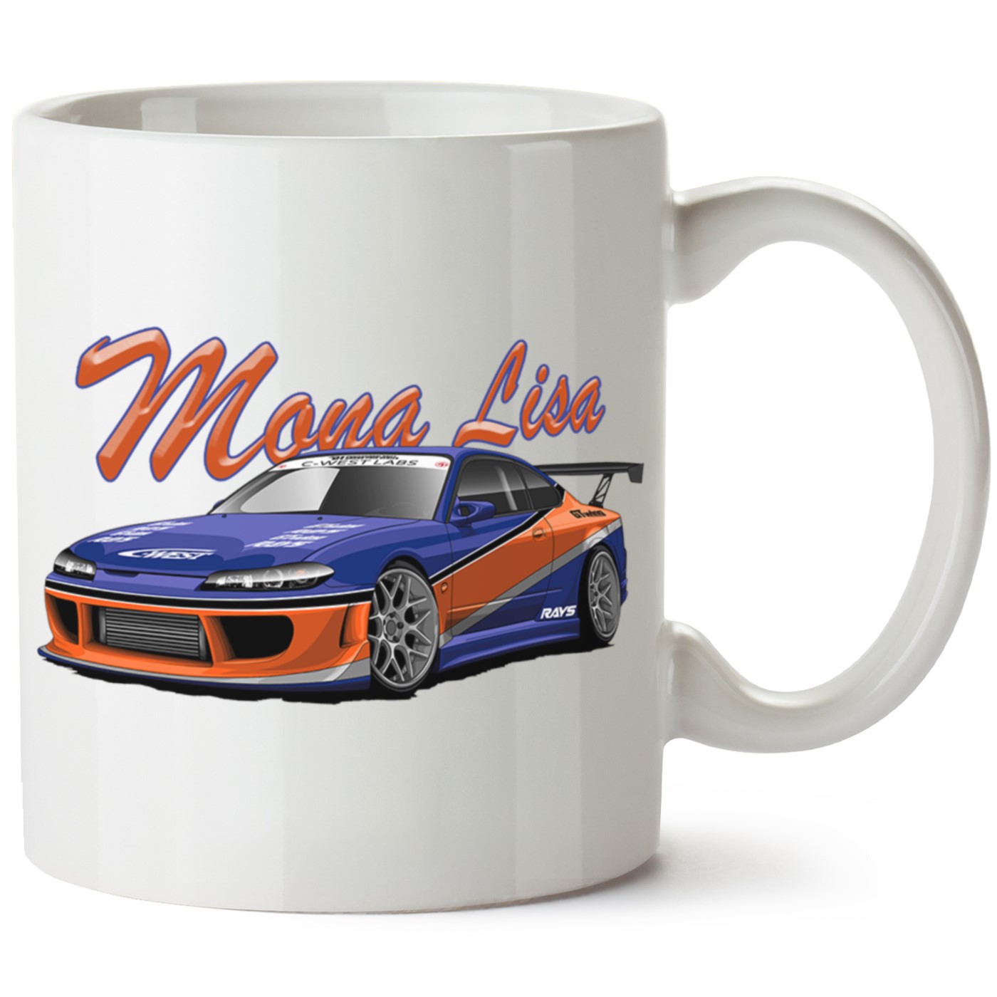 Nissan S14 Baskılı Porselen Kupa Bardak