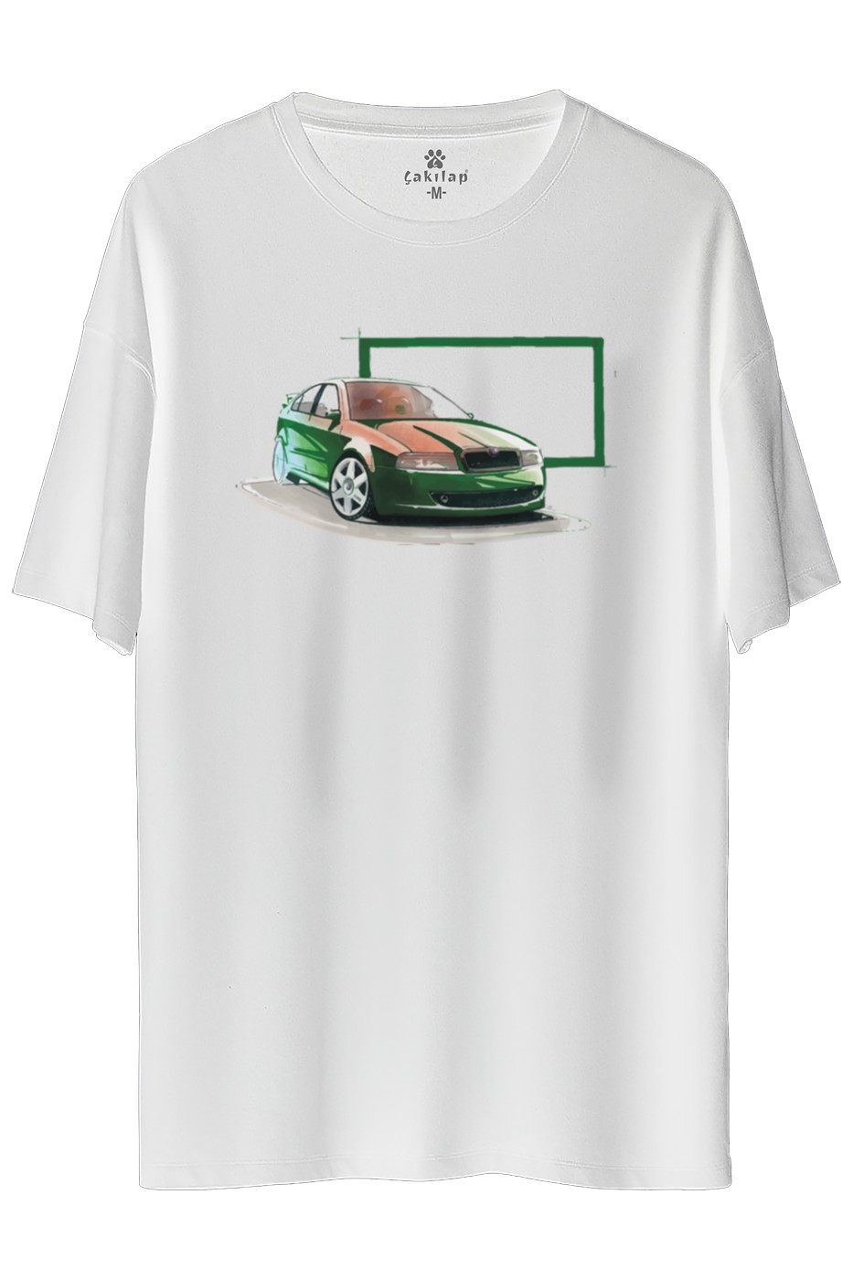 Skoda OctaviaA4 Baskılı Oversize Tişört