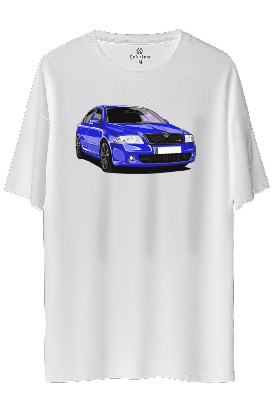 Skoda OctaviaA5 Baskılı Oversize Tişört