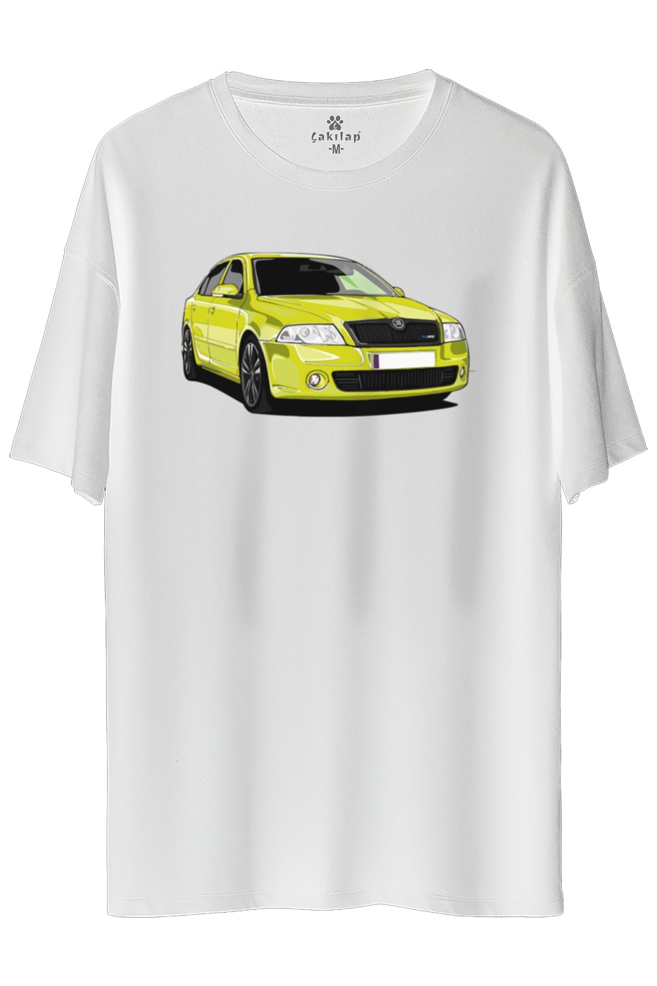 Skoda OctaviaA5 Baskılı Oversize Tişört