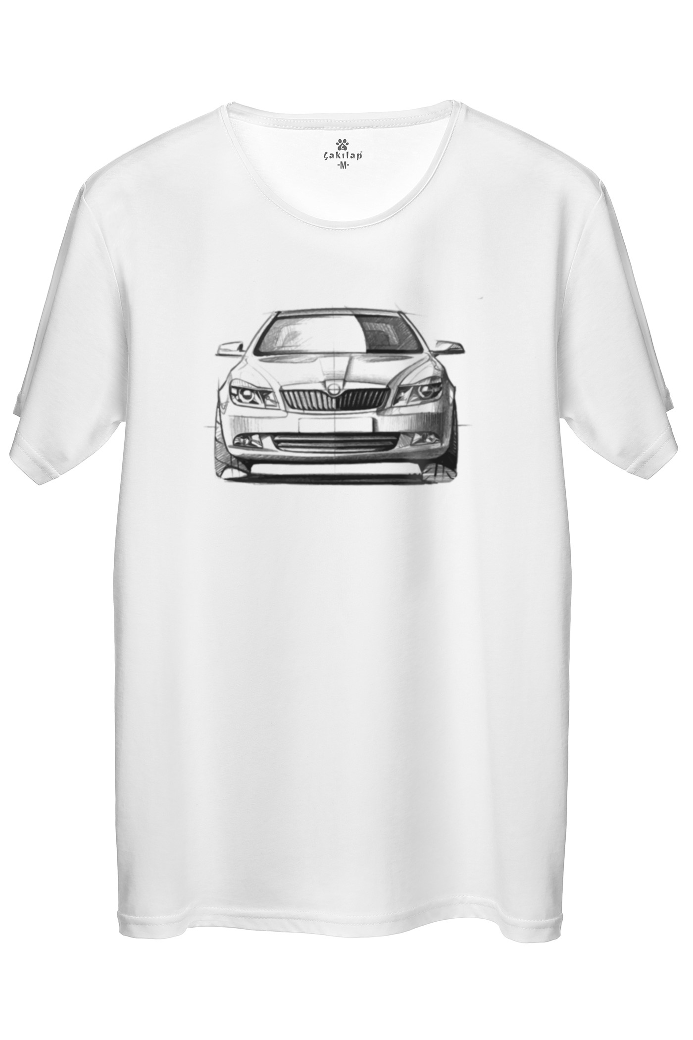 Skoda OctaviaA6 Baskılı Regular Tişört