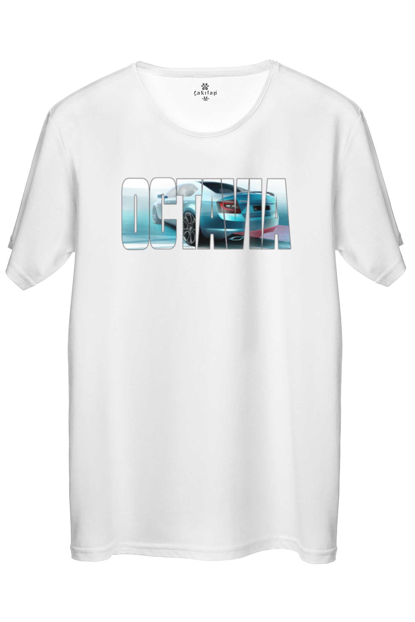 Skoda OctaviaA7 Baskılı Regular Tişört