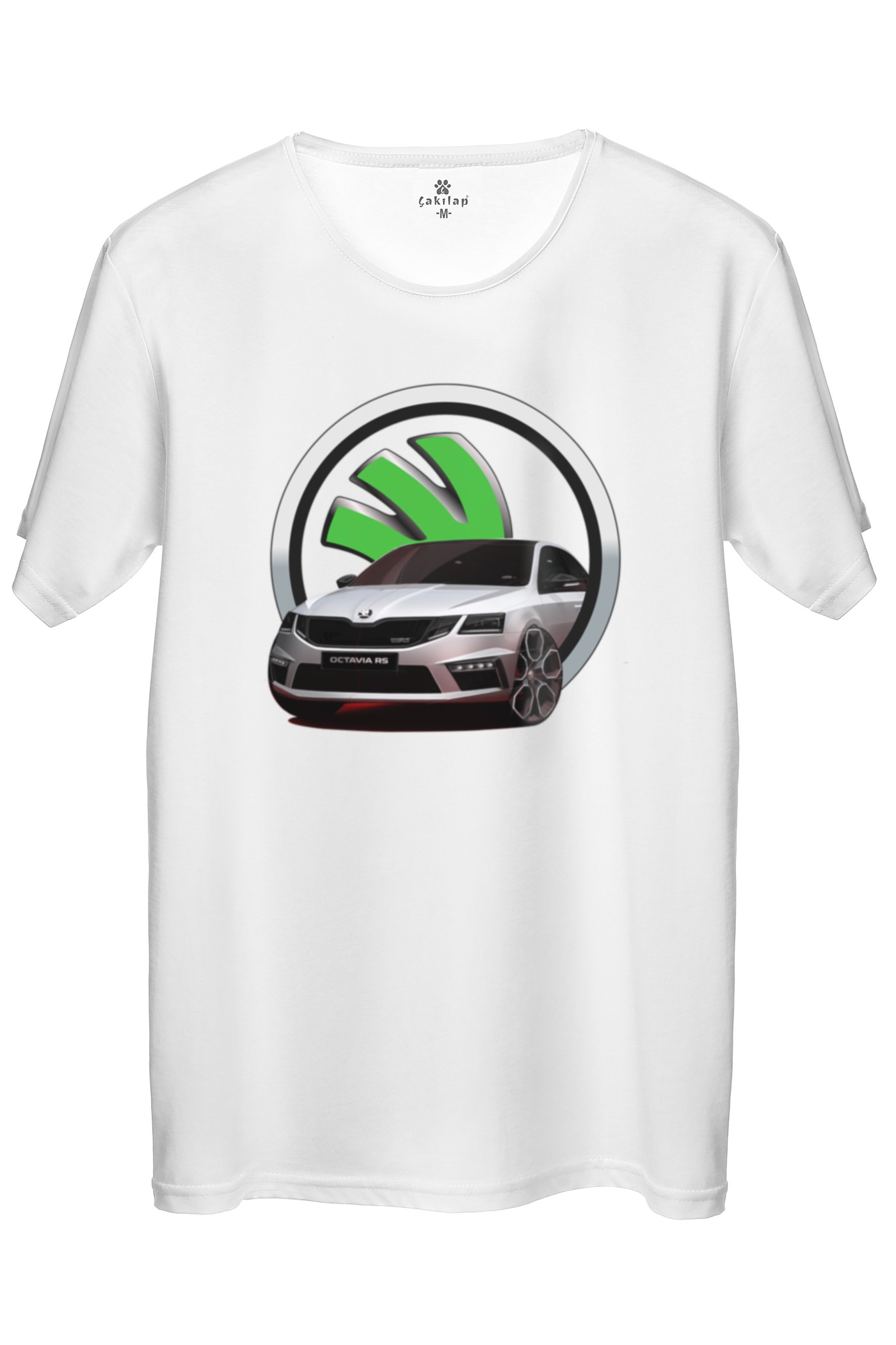 Skoda OctaviaA7 Baskılı Regular Tişört