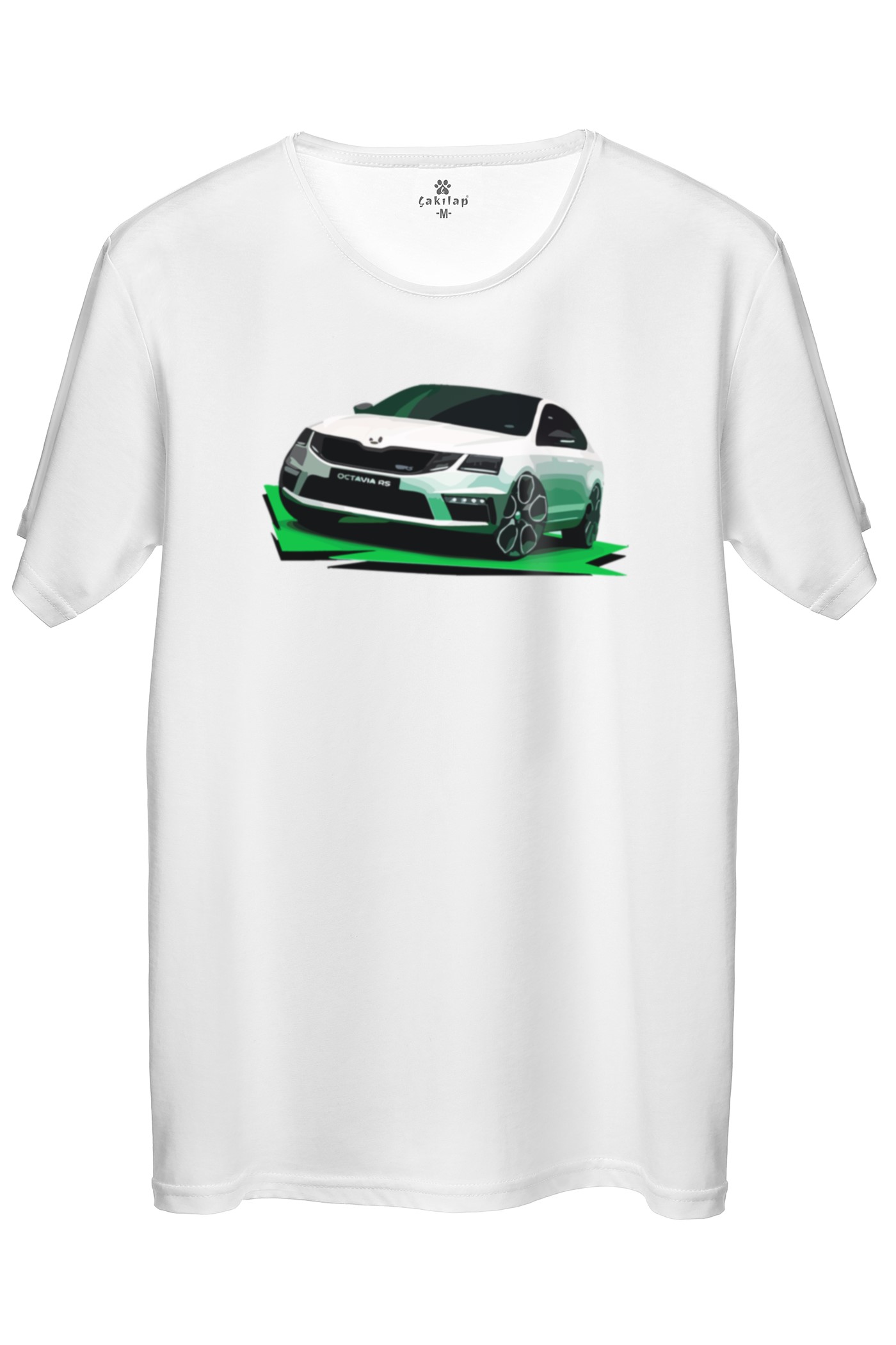 Skoda OctaviaA7 Baskılı Regular Tişört