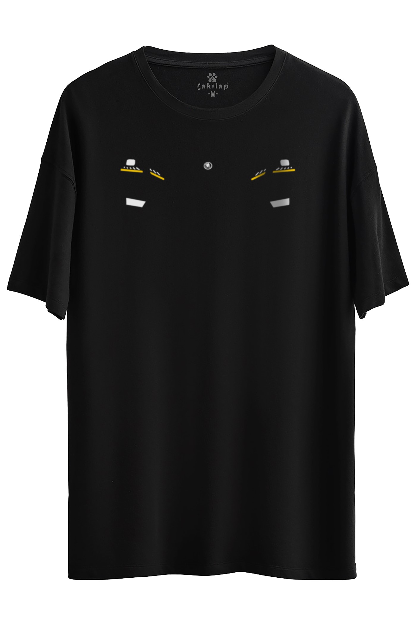 Skoda OctaviaA7 Baskılı Oversize Tişört