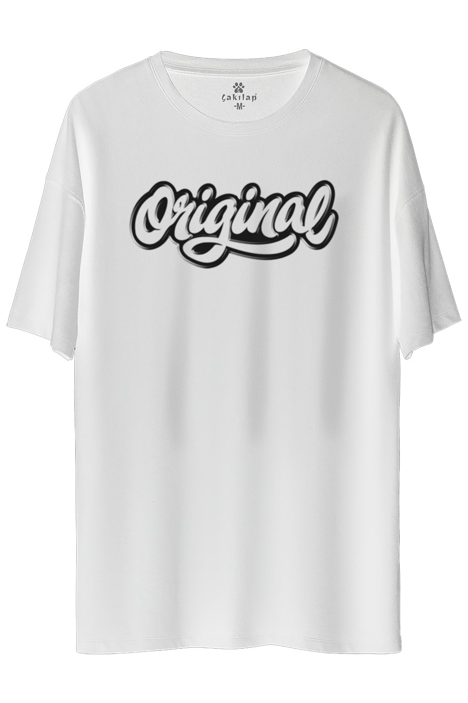 Original Baskılı Oversize Tişört