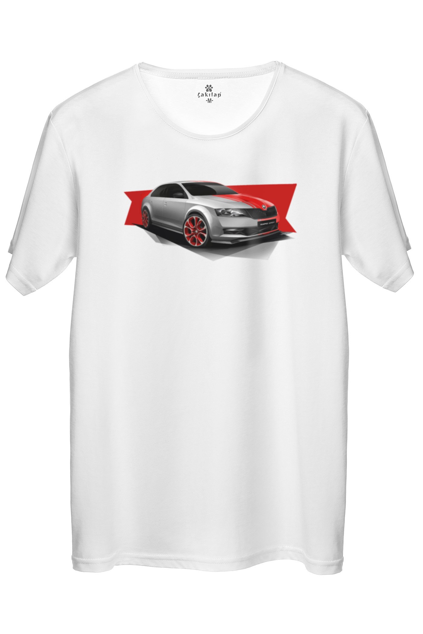 Skoda Rapid Baskılı Regular Tişört