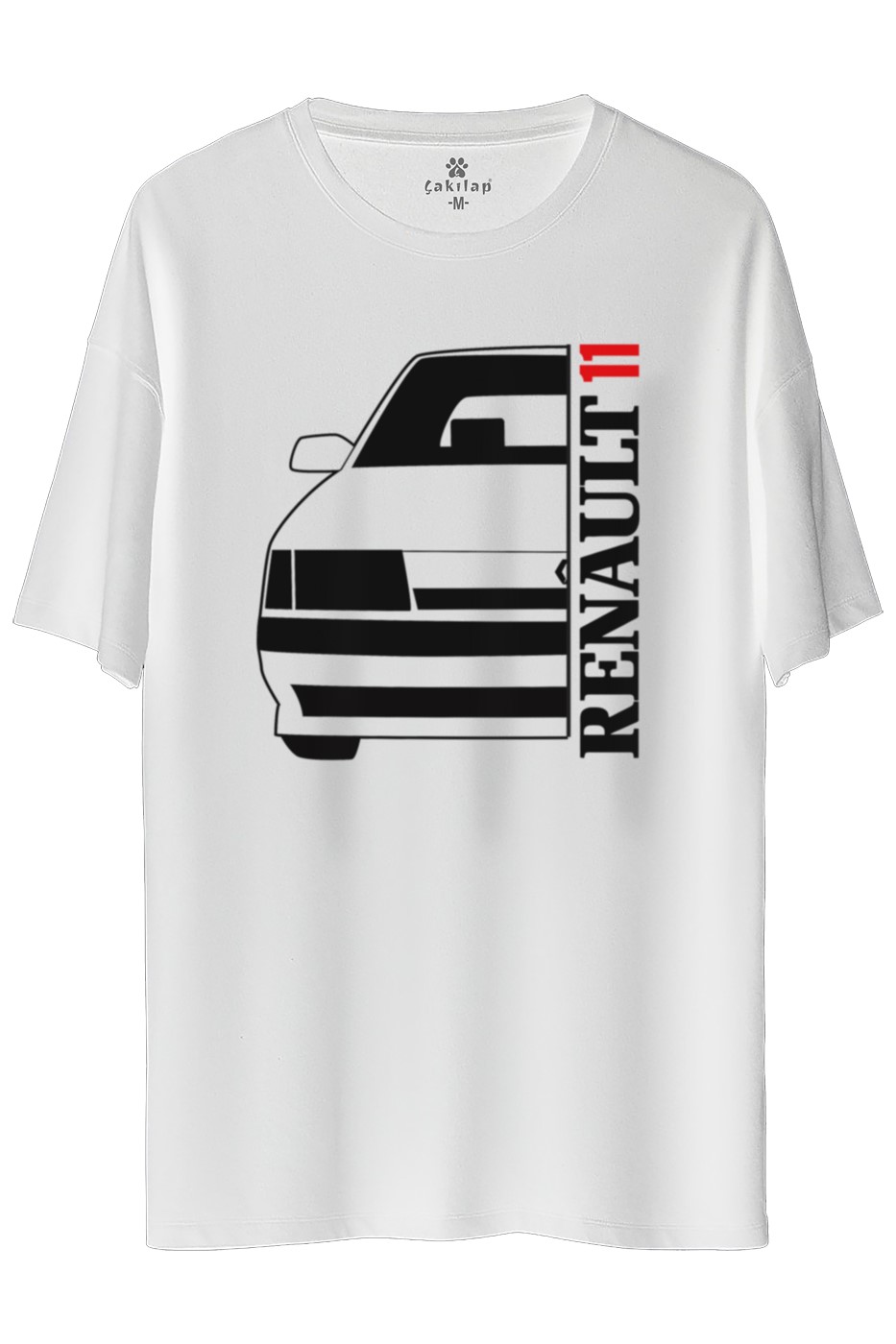 Renault 11 Baskılı Oversize Tişört