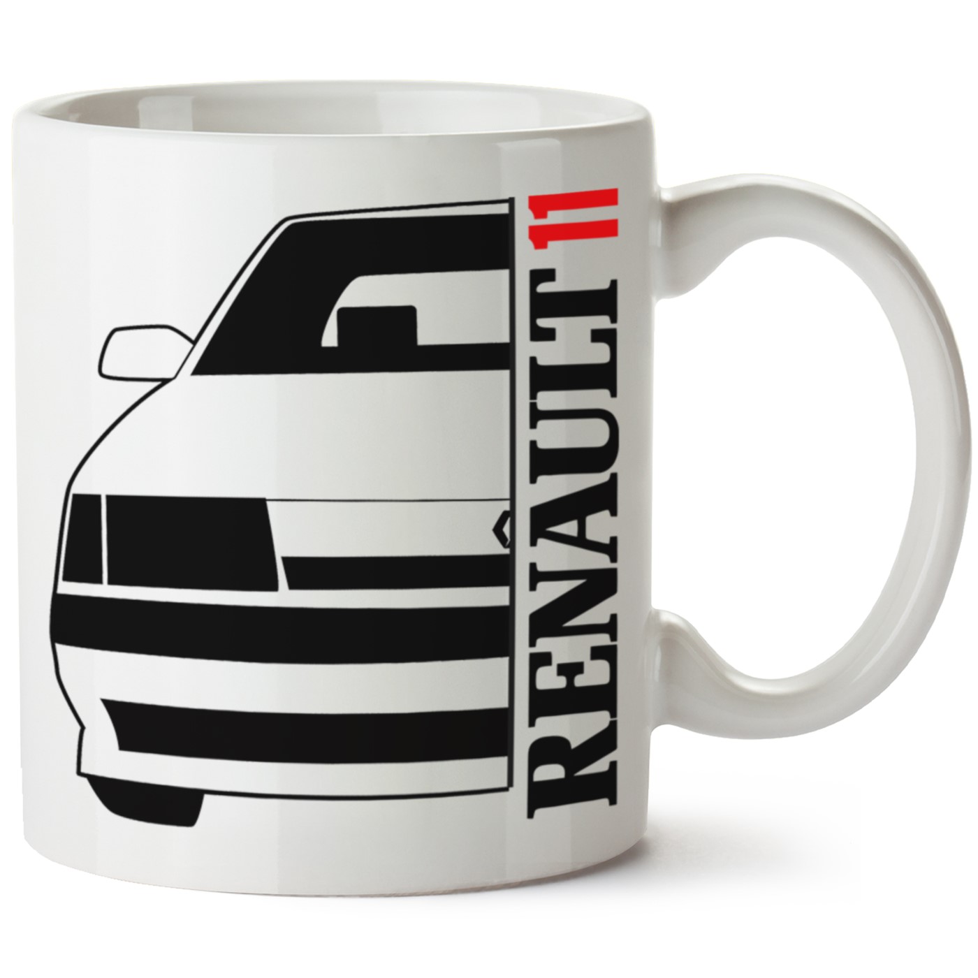 Renault 11 Baskılı Porselen Kupa Bardak