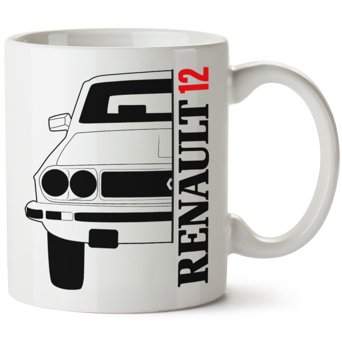 Renault 12 Baskılı Porselen Kupa Bardak