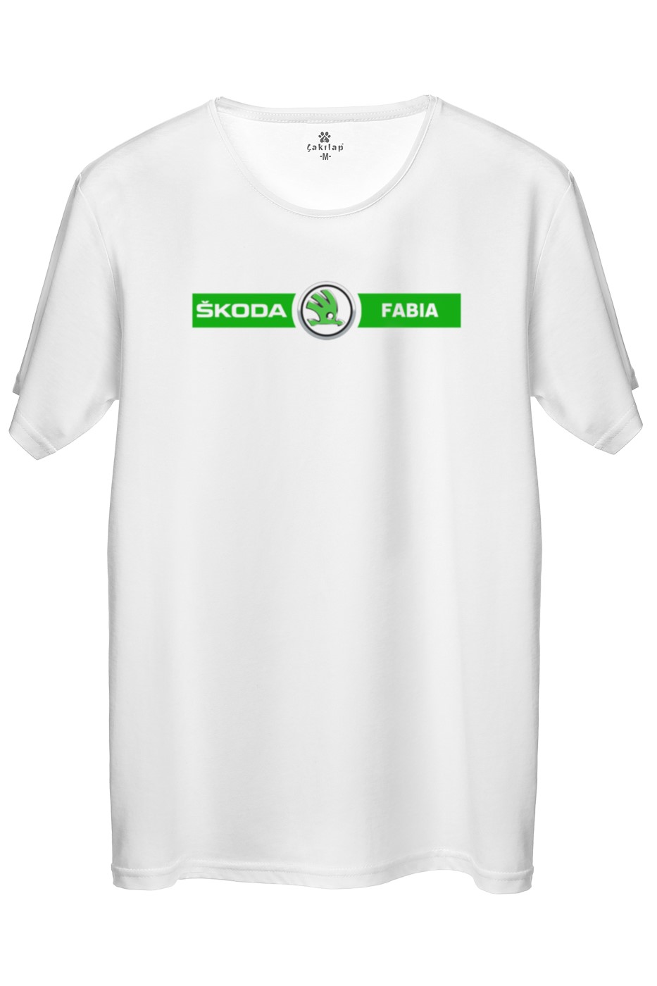 Skoda Fabia Logo Baskılı Regular Tişört