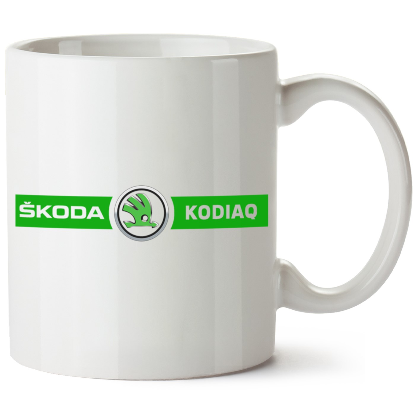 Skoda Kodiaq Logo Baskılı Porselen Kupa Bardak