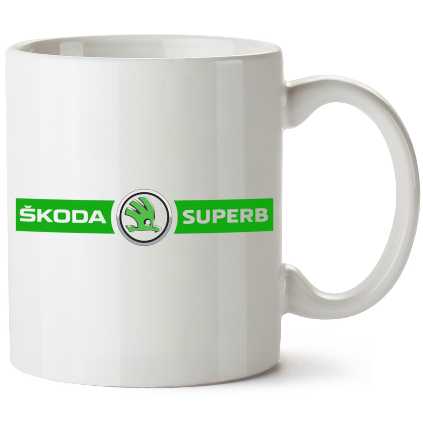 Skoda Superb Logo Baskılı Porselen Kupa Bardak