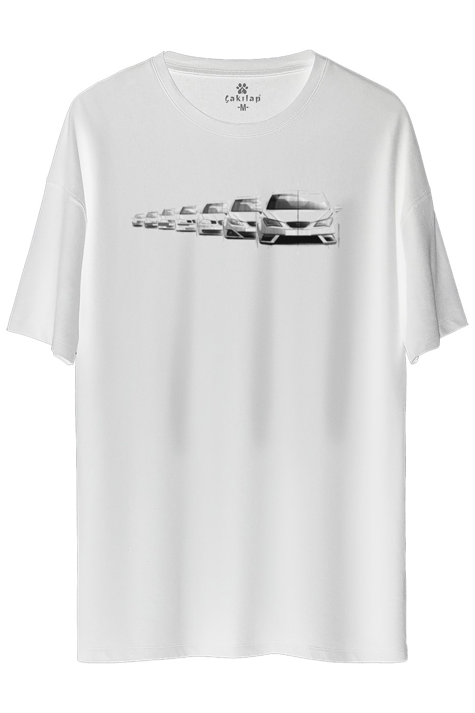 Seat İbiza Baskılı Oversize Tişört