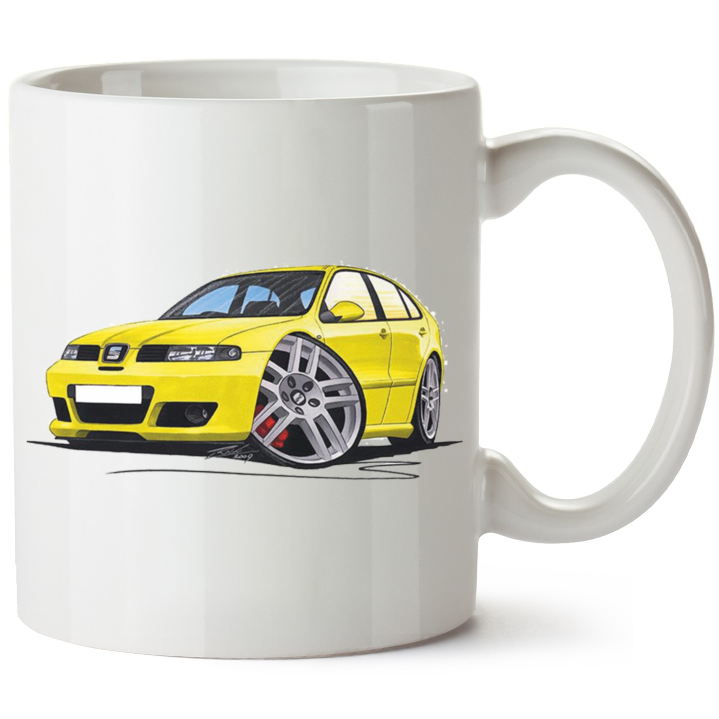 Seat Leon Mk1 Baskılı Porselen Kupa Bardak