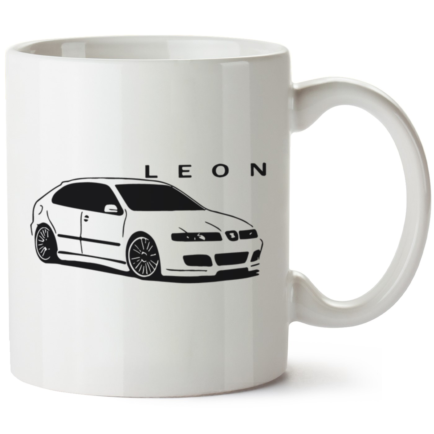 Seat Leon Mk1 Baskılı Porselen Kupa Bardak