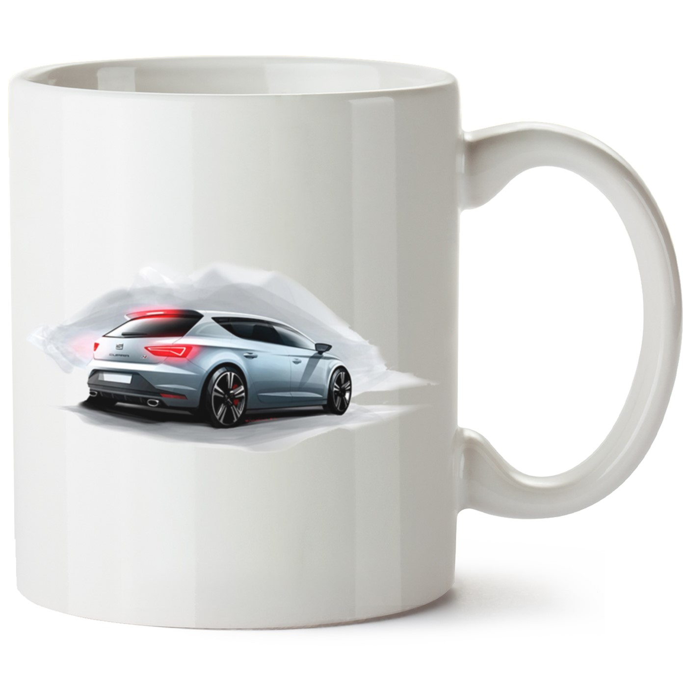 Seat Leon Mk3 Baskılı Porselen Kupa Bardak