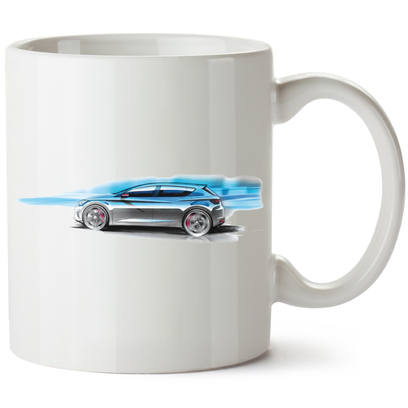 Seat Leon Mk3 Baskılı Porselen Kupa Bardak