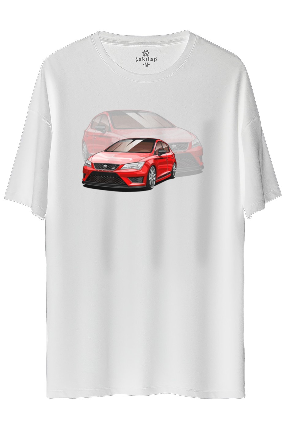 Seat Leon Mk3 Baskılı Oversize Tişört