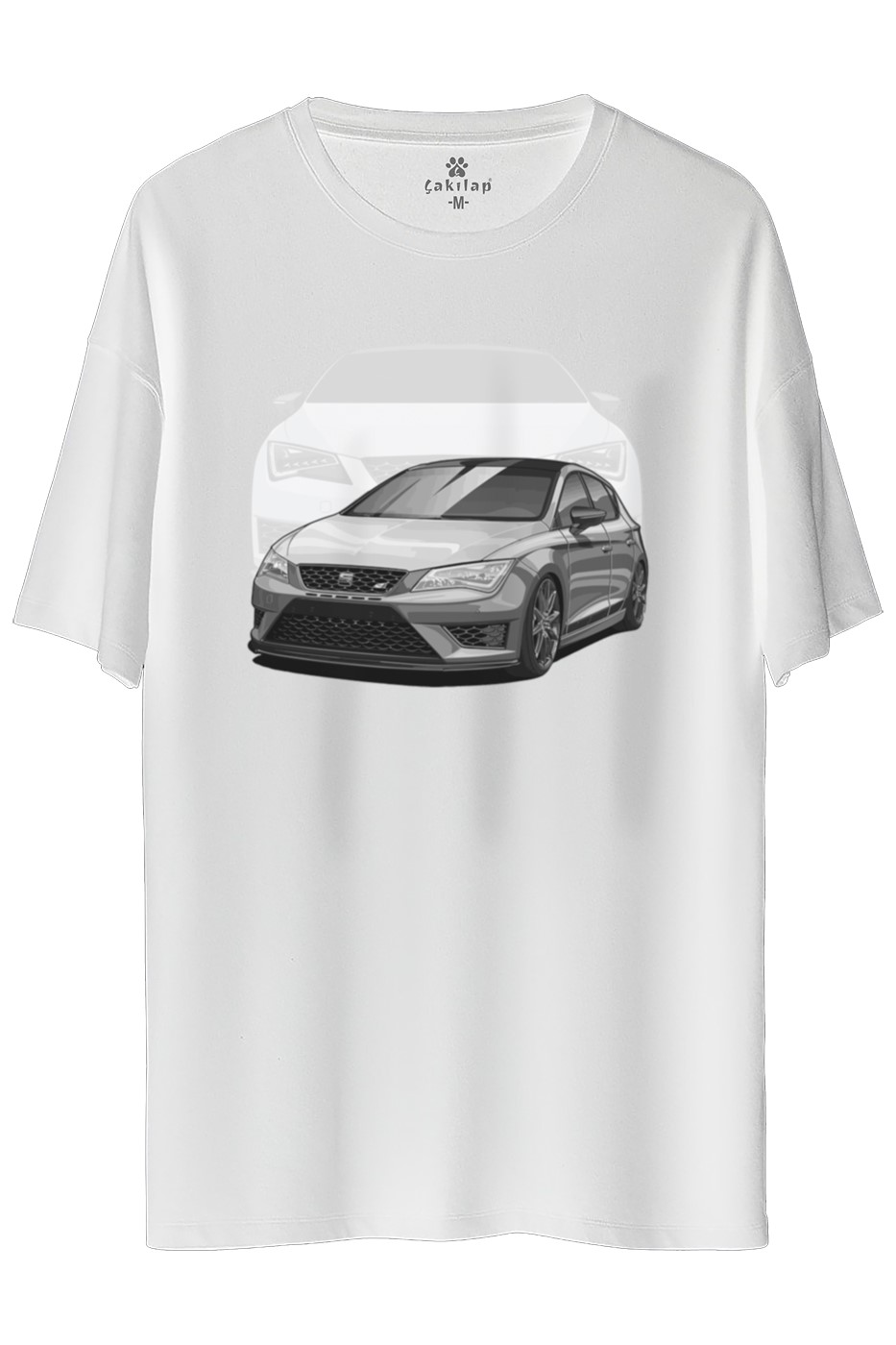 Seat Leon Mk3 Baskılı Oversize Tişört