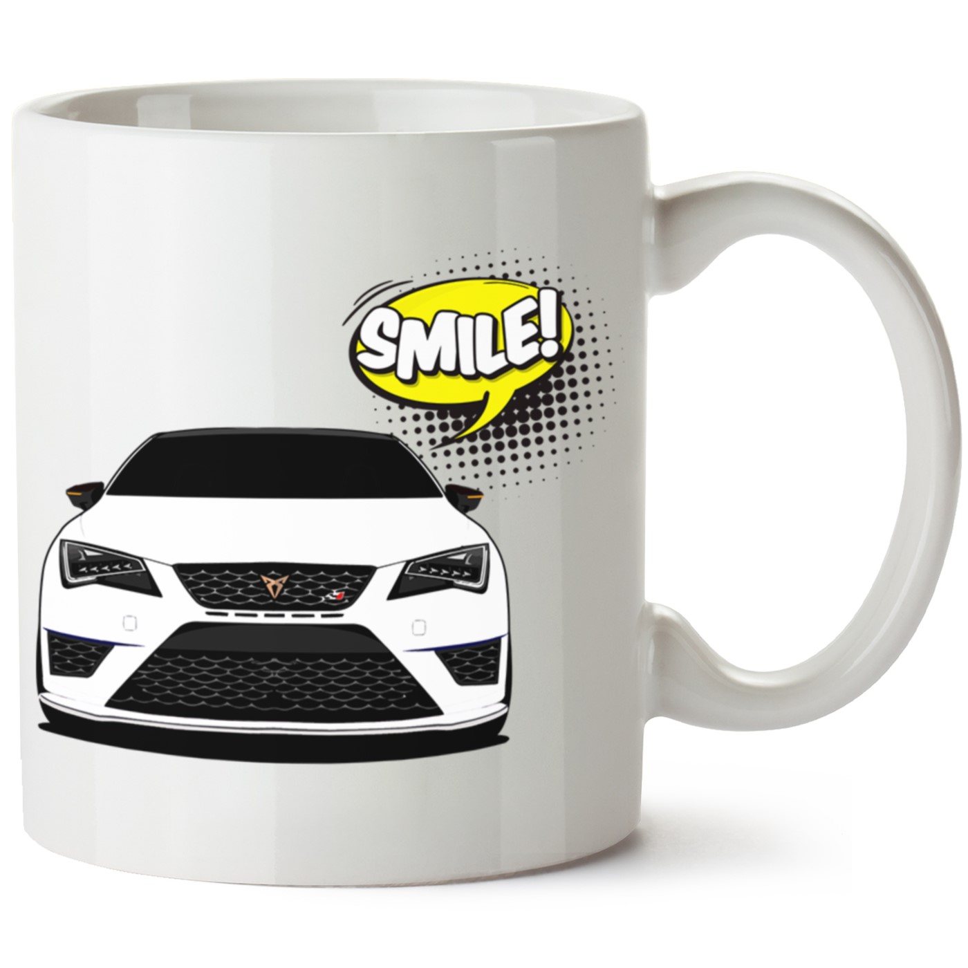 Seat Leon Mk3 Baskılı Porselen Kupa Bardak