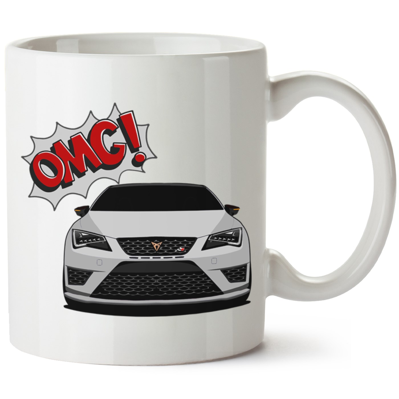 Seat Leon Mk3 Baskılı Porselen Kupa Bardak