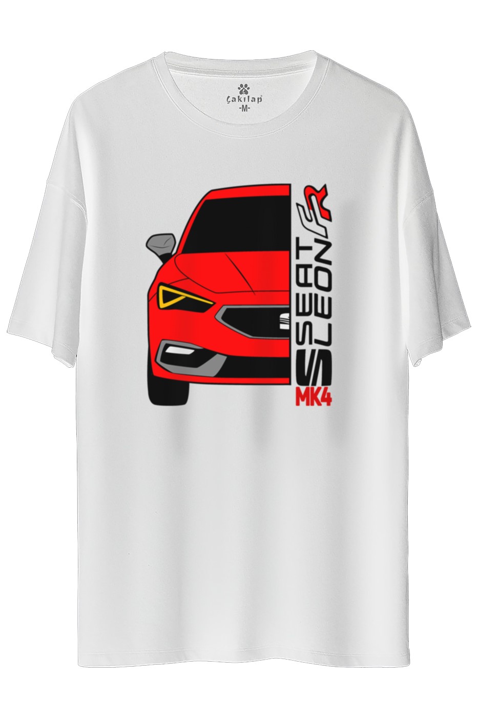 Seat Leon Mk4 Baskılı Oversize Tişört