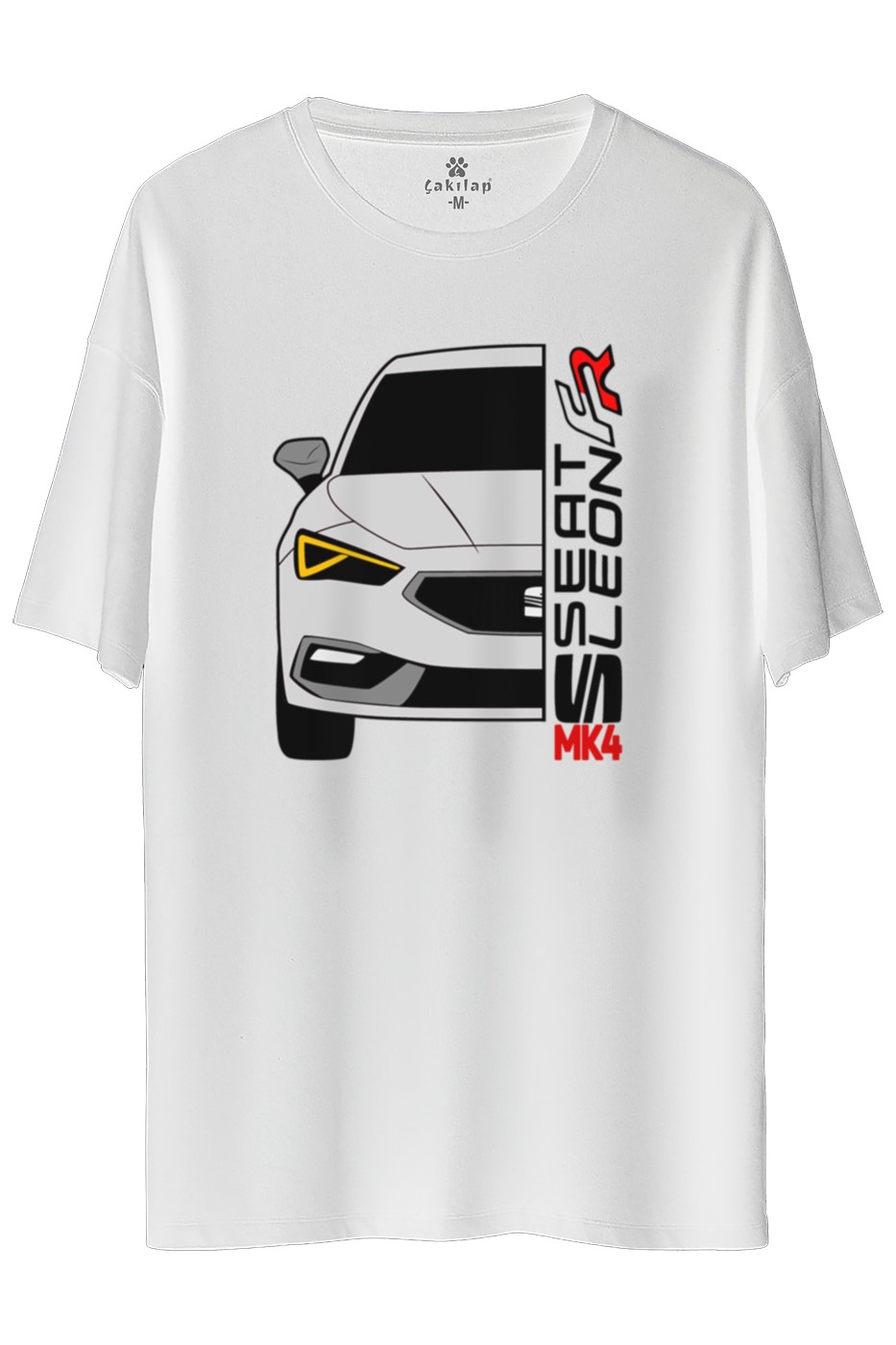Seat Leon Mk4 Baskılı Oversize Tişört