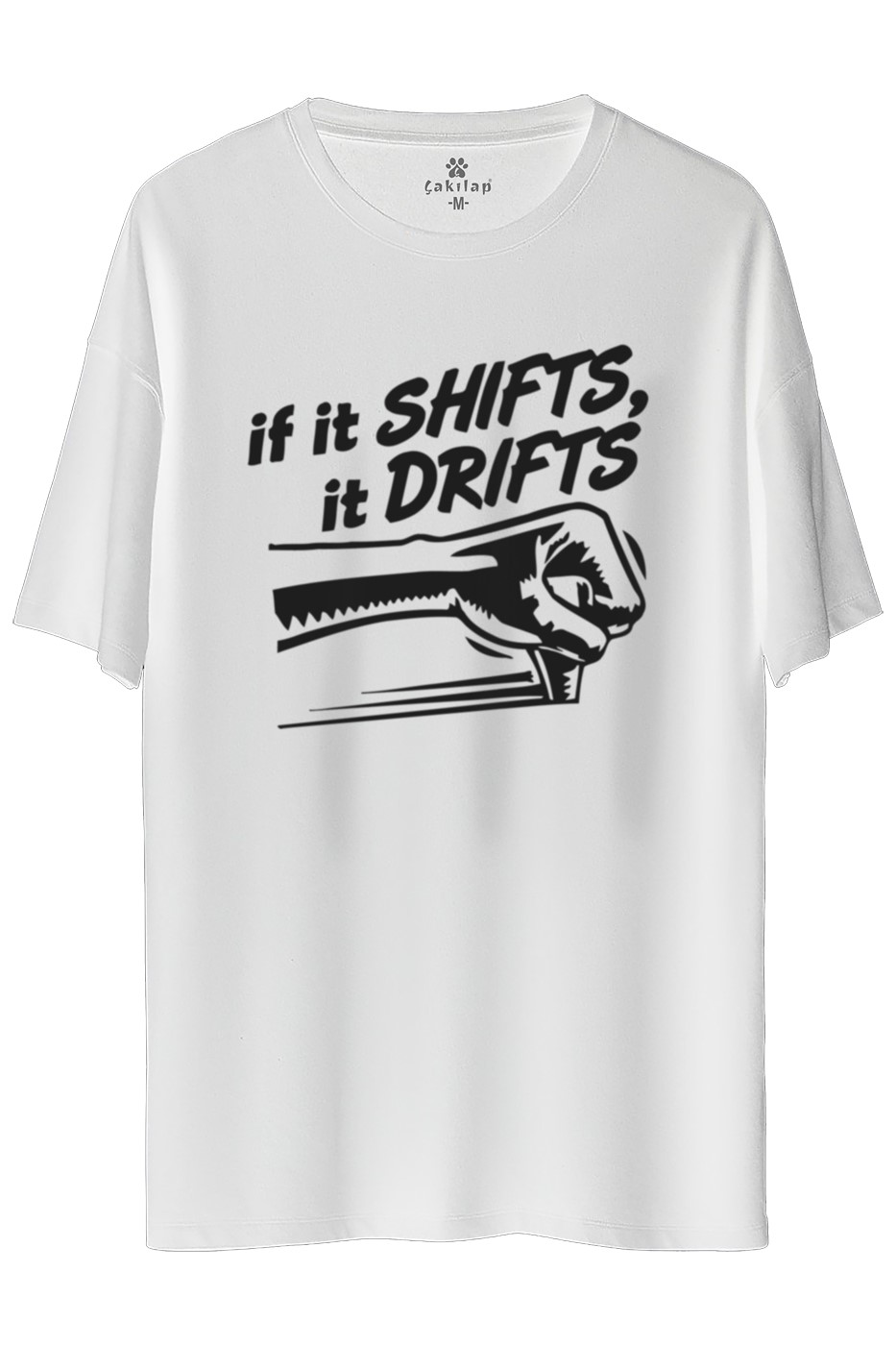 Shifts Baskılı Oversize Tişört