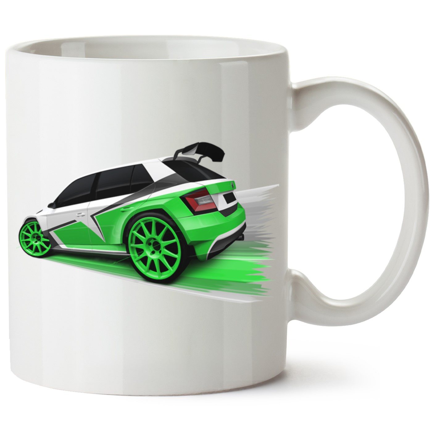 Skoda Fabia3 Baskılı Porselen Kupa Bardak