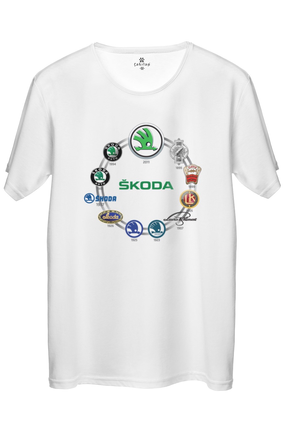 Skoda Logo Baskılı Regular Tişört