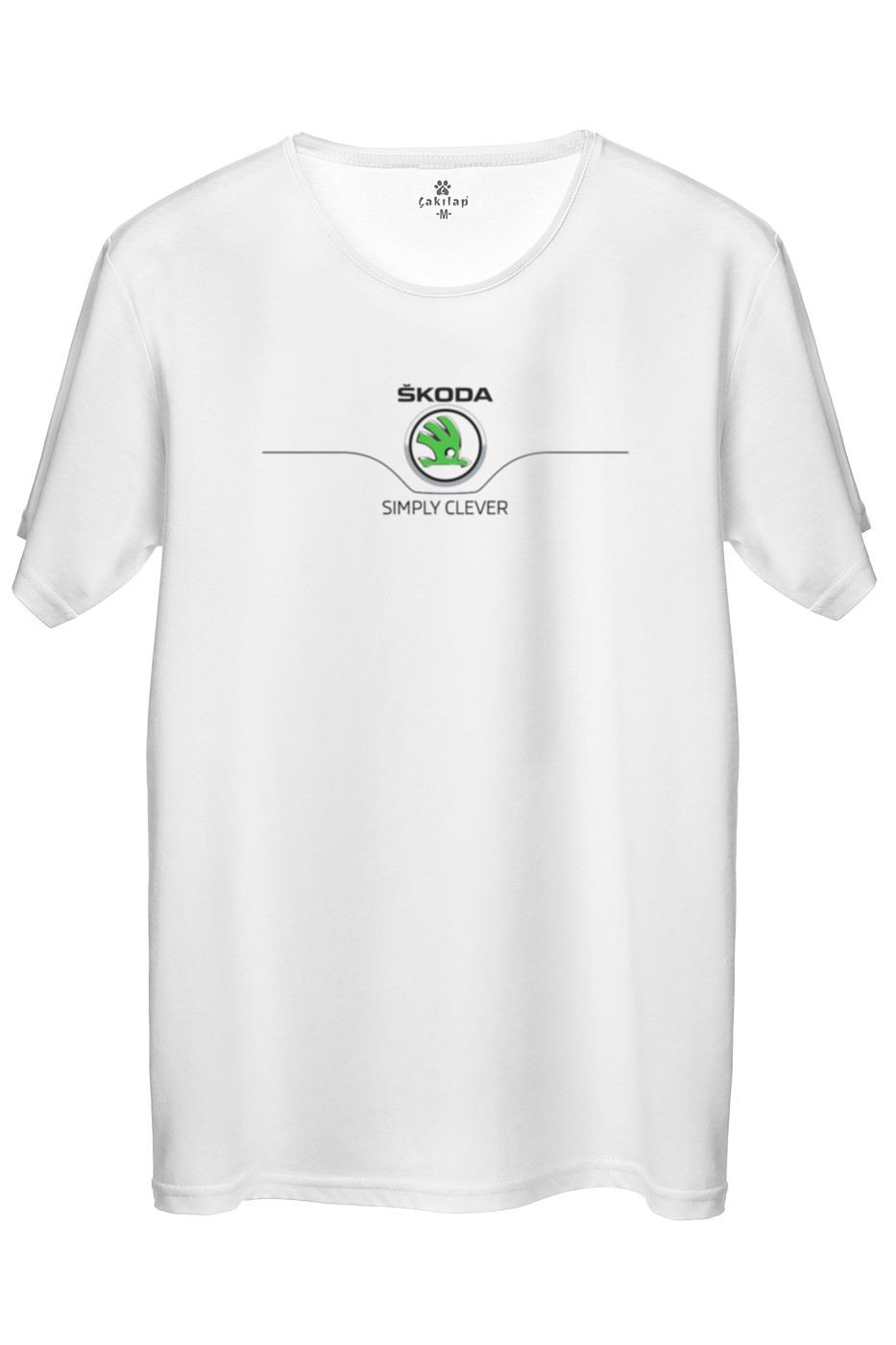 Skoda Logo Baskılı Regular Tişört