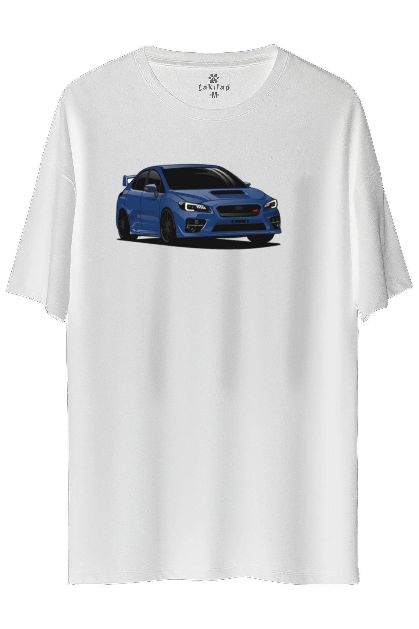 Subaru Baskılı Oversize Tişört